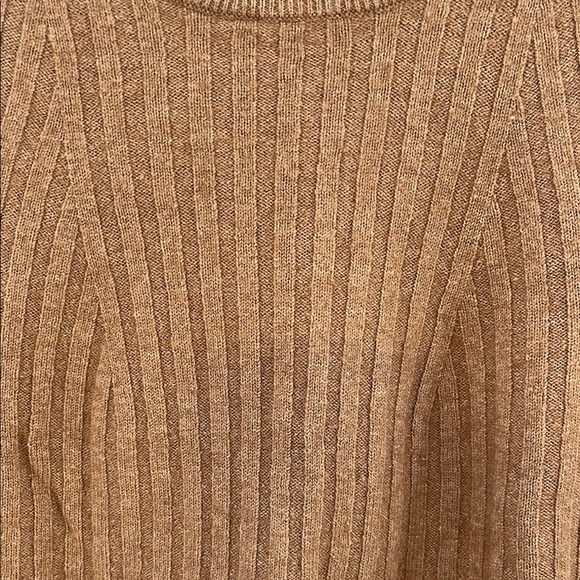 Babaton Tan Ribbed Knit Sweater - Picture 4 of 7